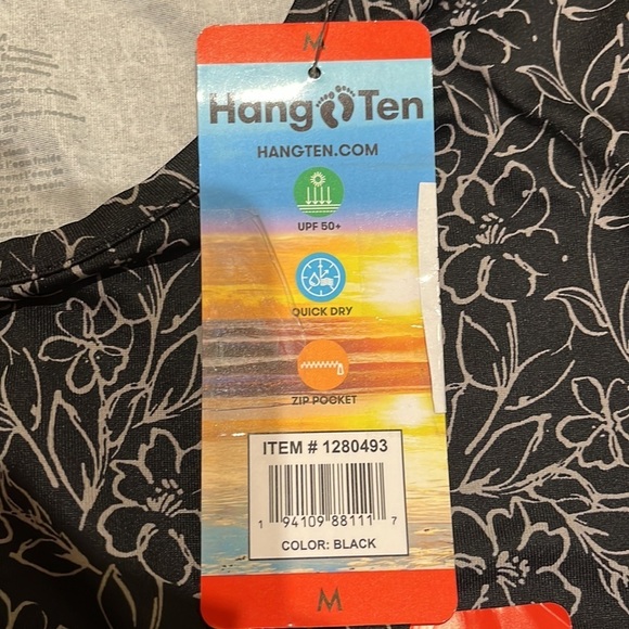 NWT Hang Ten Ladies' Sun Tee Black Size M - Picture 11 of 11